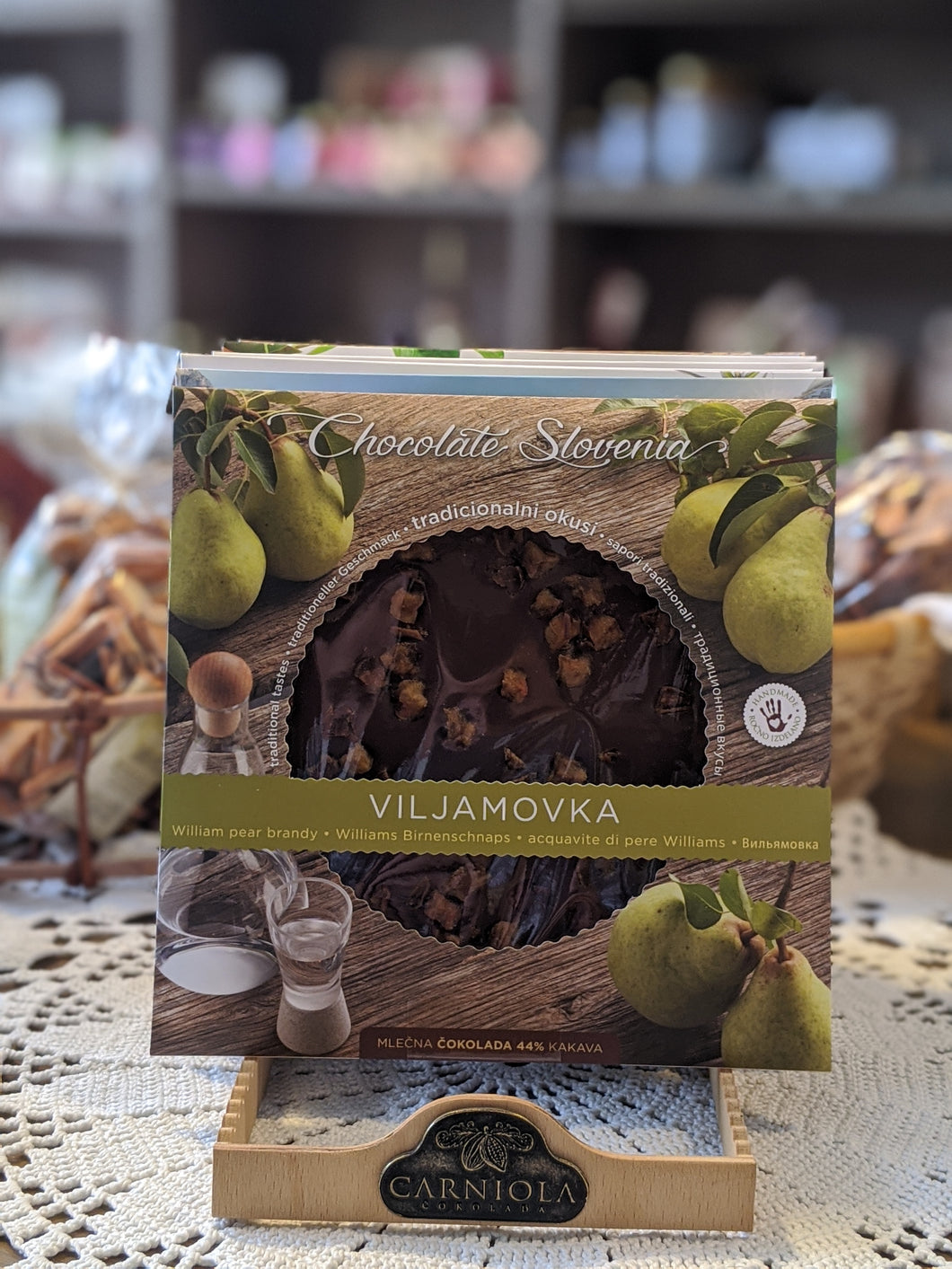 Čokolada Slovenija – viljamovka 135g