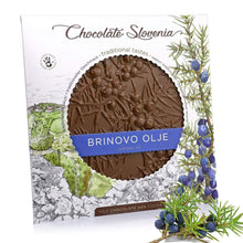 Load image into Gallery viewer, Milk chocolate with juniper oil 135g