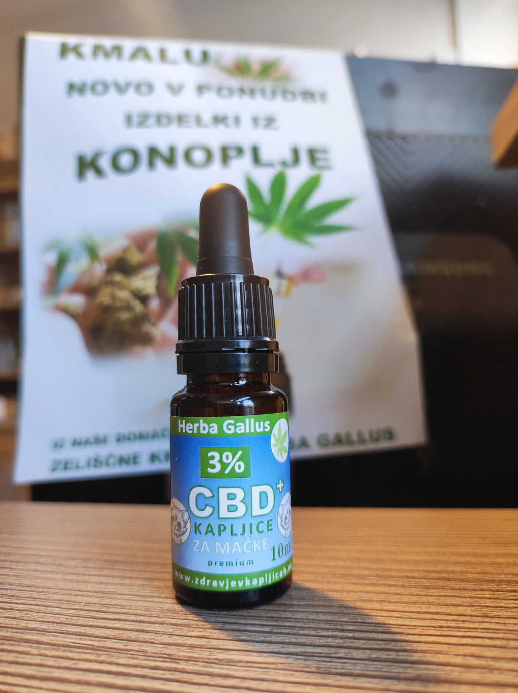 CBD 3% kapljice za mačke