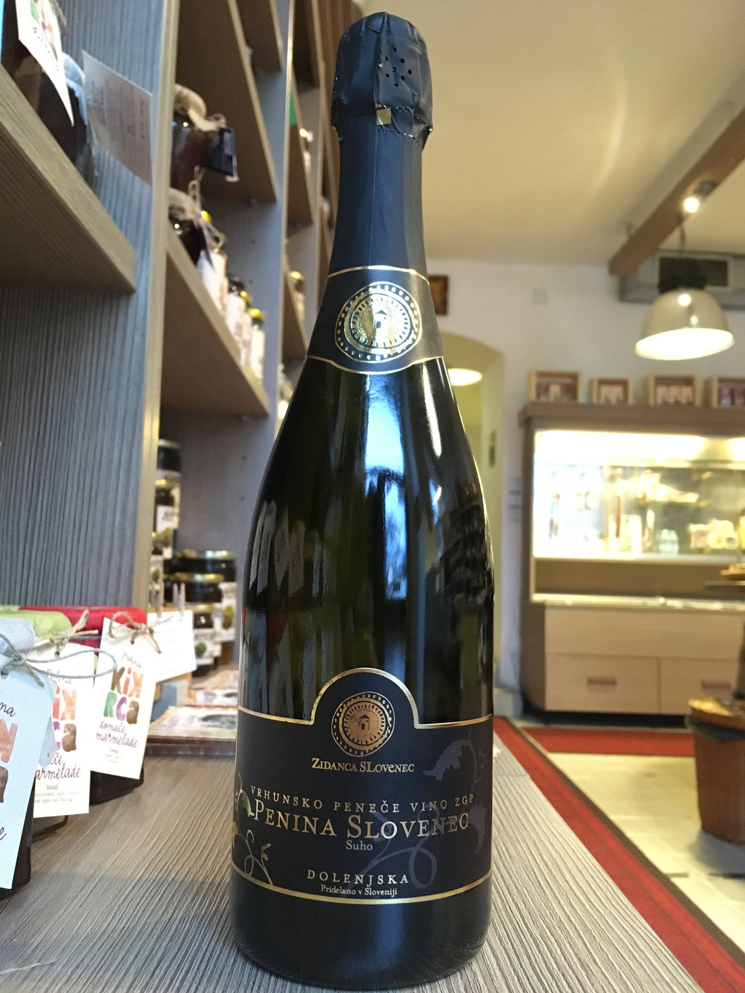 Sparkling wine Slovenec - dry, 0.75l