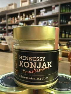 Kremni med s Hennessy konjakom