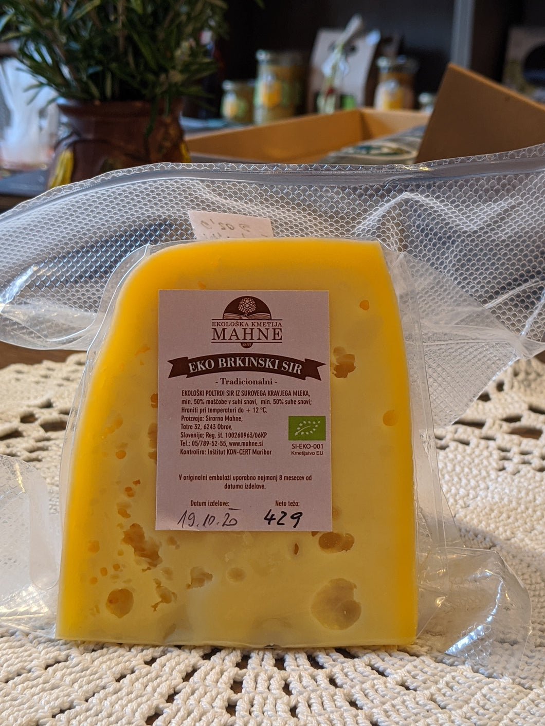 Traditional Brkini cheese 400g-450g