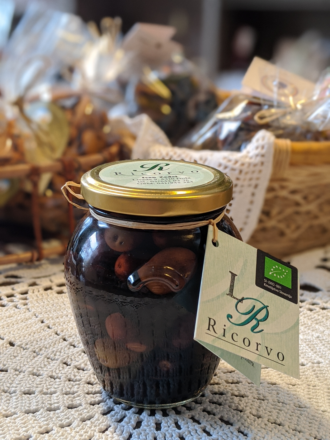 Bio-Oliven Leccino in Salzlake 300 ml