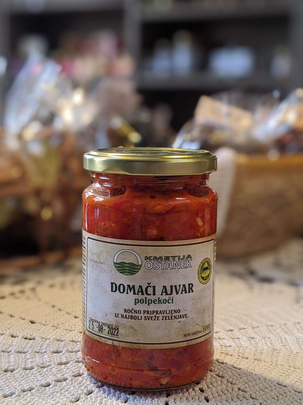 Domači ajvar, polpekoči 300g