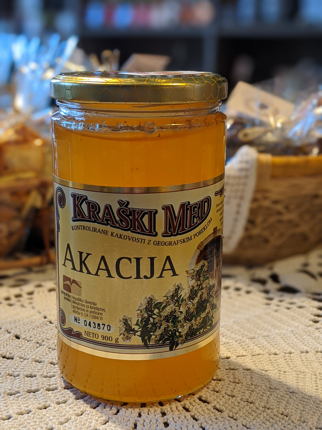 Karški honey acacia 900g, 450g, 250g - protected designation of origin