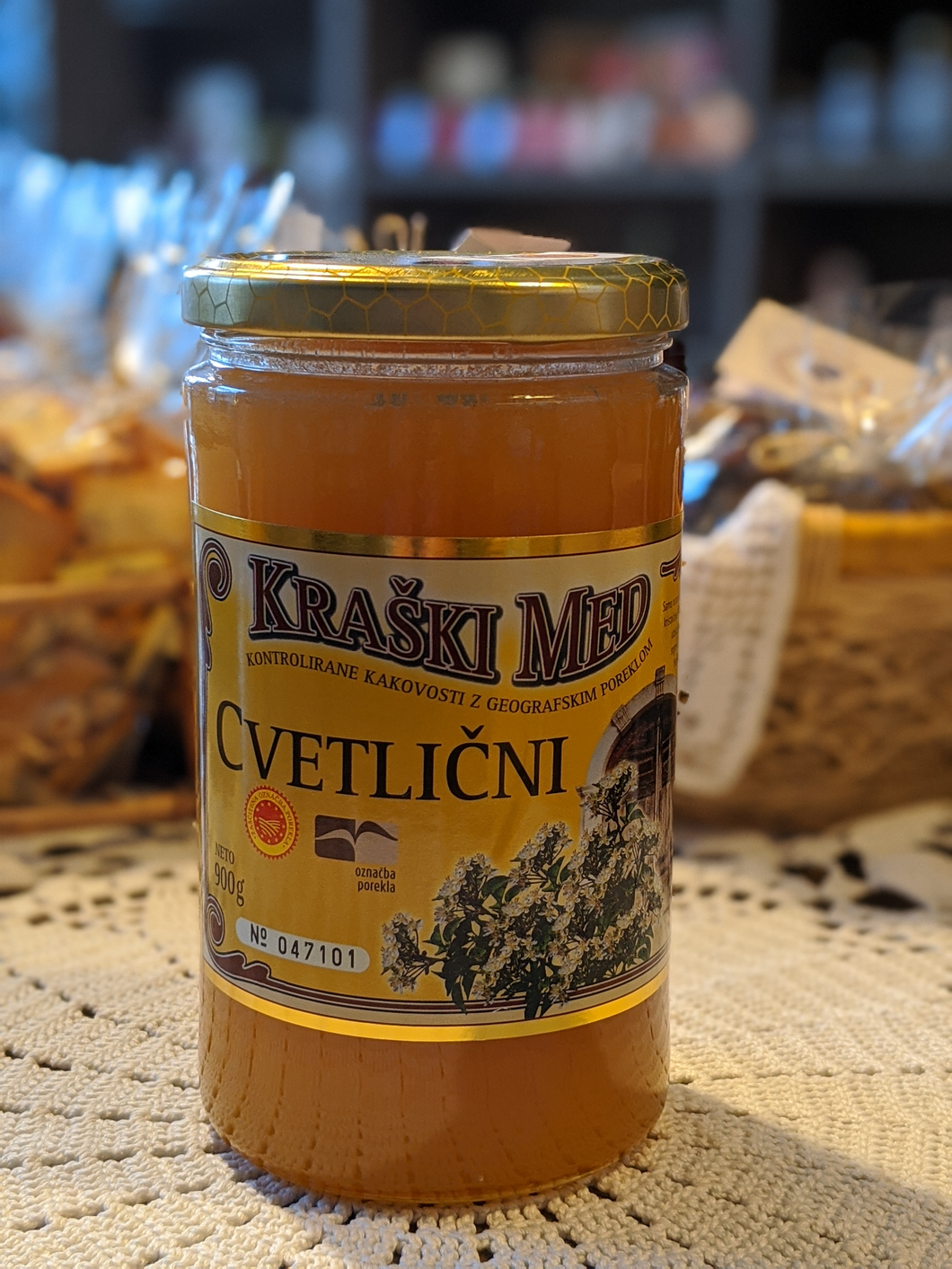 Kraški med cvetlični 900g, 450g, 250g-zaščitena označba porekla