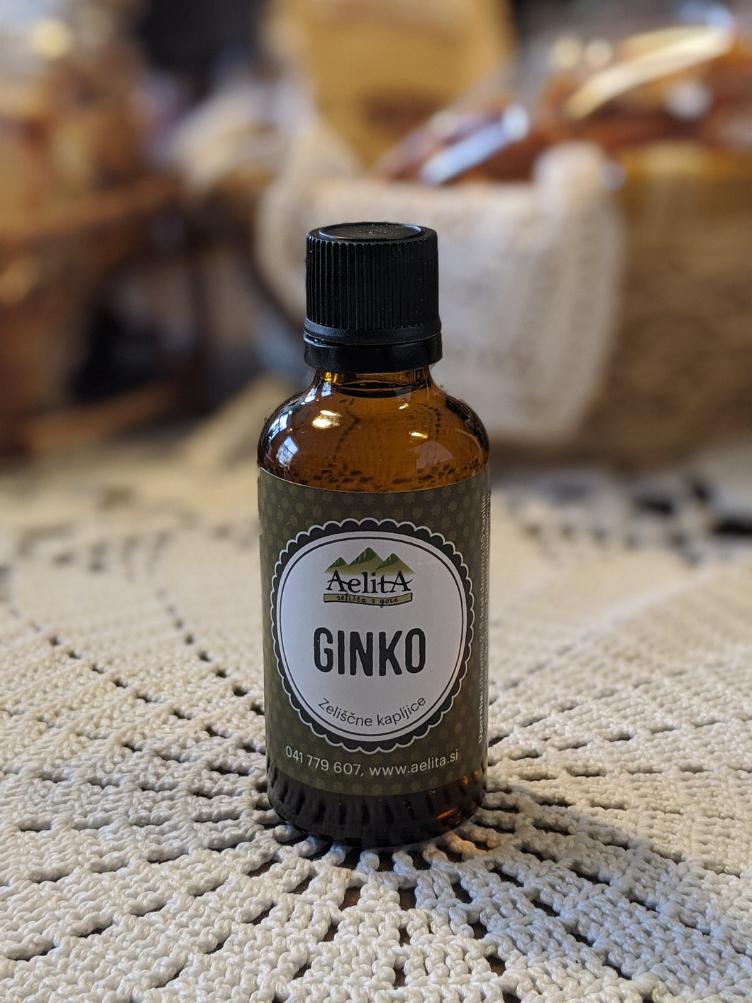 Ginko zeliščne kapljice 50ml