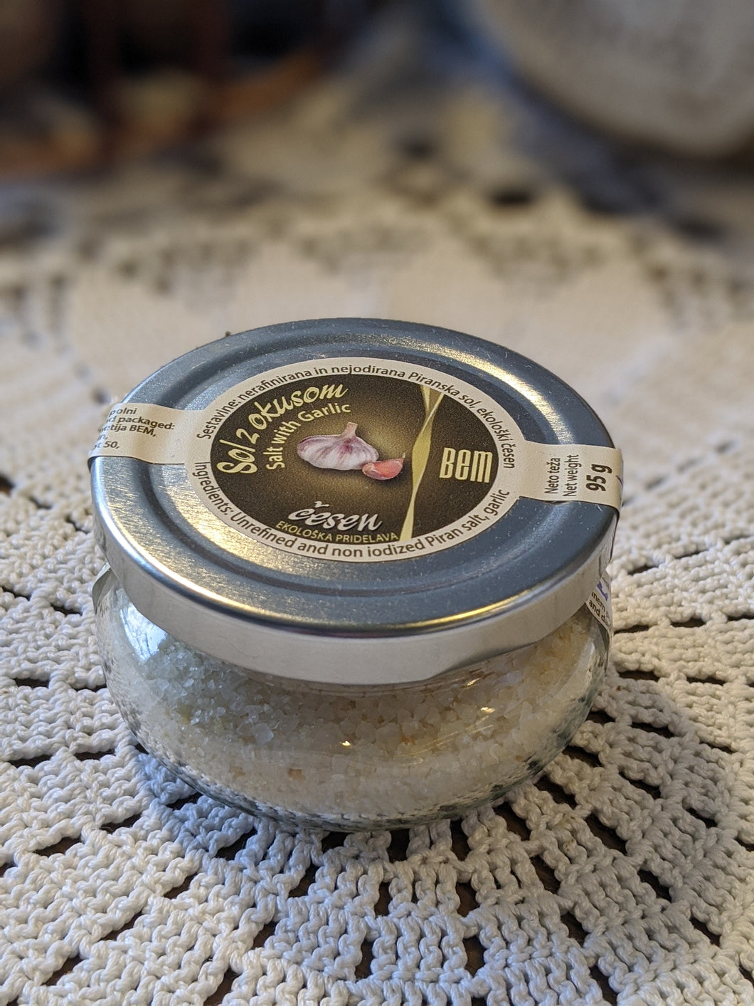 Piran salt with garlic 95 g