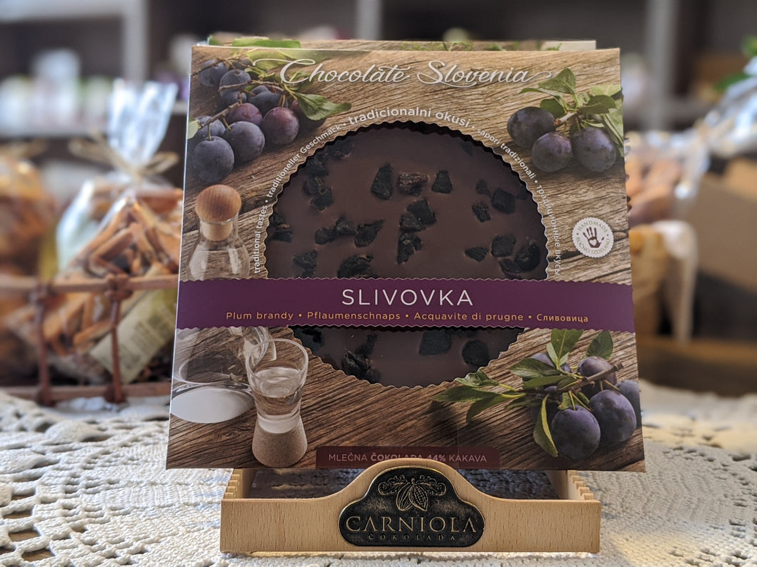 Schokolade Slowenien - Pflaumenschnaps 135 g