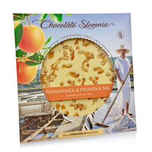Load image into Gallery viewer, White chocolate with sea salt and orange 135g
