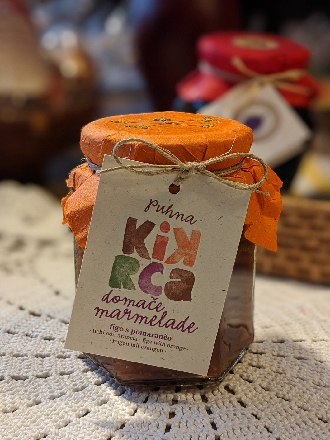 Domača marmelada figa s pomarančo 300 g