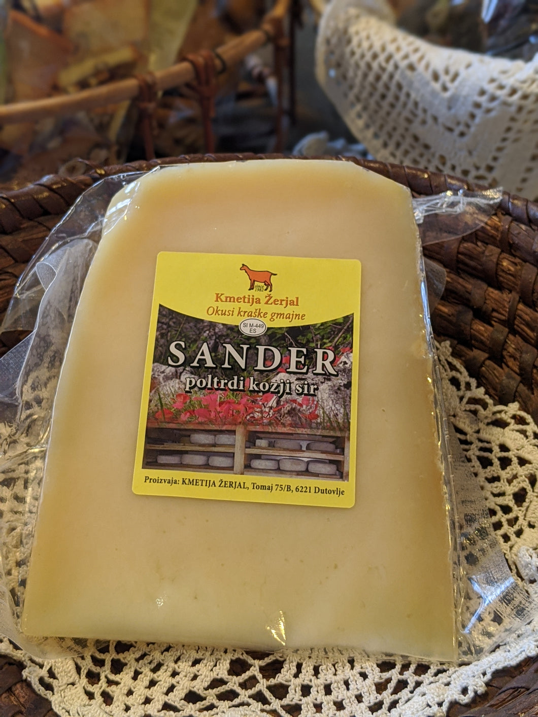 Sander semi-hard goat cheese 300g-400g