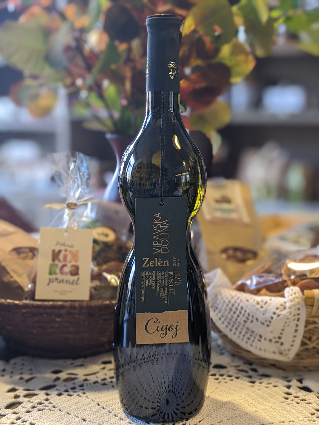 Zelen Cigoj 0,75l- vrhunsko vino ZGP